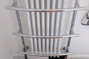 old fashioned bathroom radiator